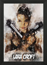Lara Croft Framed Wall Art