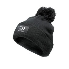 Daiwa Feel Alive Bobble Black Hat Daiwa Fishing Hat Headwear