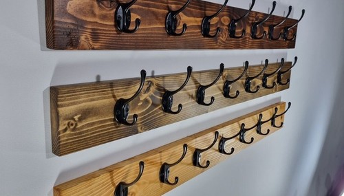 Rustic coat rack wooden - coat,