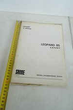 manuale officina trattore Same Leopard 85 export 1979 tractor