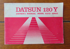 Datsun 120Y Owners Manual