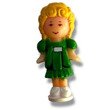 Polly Pocket Doll Bluebird Toys 1991 Green Dress Ireland Irish vintage