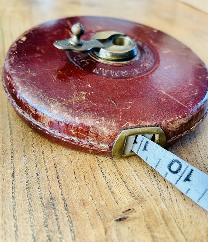 Vintage leather case tape - case,