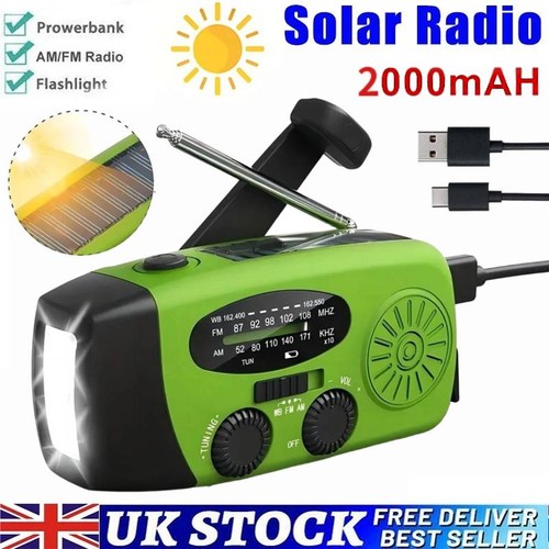 Emergency wind solar - solar, hand