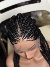 Corn Rows Braided Wig With