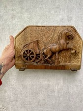 Hand Carved Wooden Horse