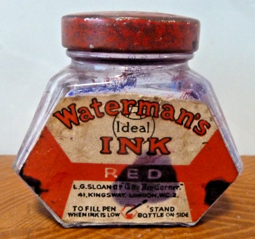 Waterman red ideal ink - red,