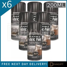 6 x BLACK FLEXIBLE FABRIC