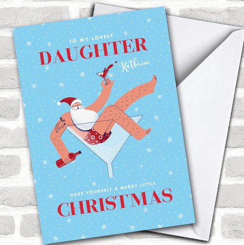 Lovely daughter funny - daughter, santa