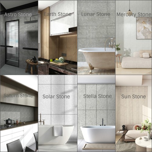Solid style bathroom shower - style,