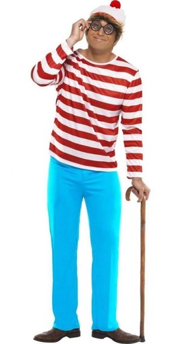 Wheres wally adult fancy dress - adult,
