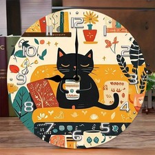 10Inch Whimsical Cat Coffee