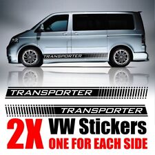 VW Transporter Graphics Side Stickers Decals Camper Van T4 T5 T6 Caddy design