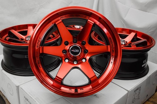 15x7 wheels rims - red, fit