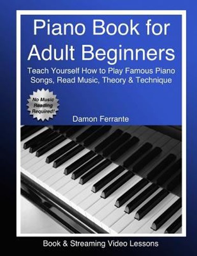 Piano book for adult - book,