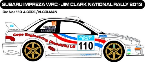 Decals subaru impreza wrc - 1/43,