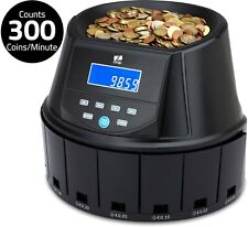 EURO COIN MONEY COUNTER SORTER MACHINE CASH CURRENCY COUNTING AUTOMATIC ZZAP