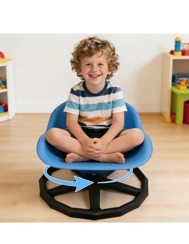 Kids sensory spinning - spinning, chair