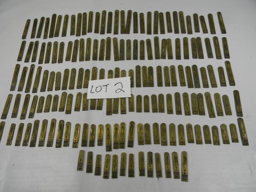 Brass pump organ reeds - reeds, of