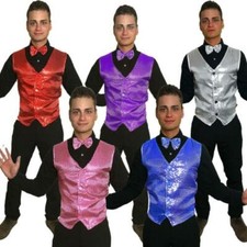 Sequin Waistcoat & Bow Tie