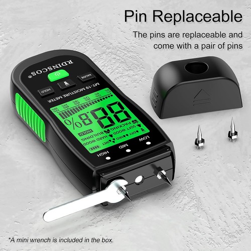 Mt19 moisture meter - mt19, w/backlit