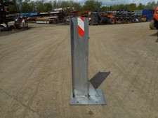 Used  Crash Barrier / Armco Post 760 mm High - Galvanised i Bolt Down 150mm x 75