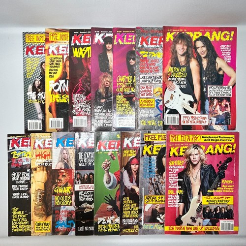 Vintage kerrang magazine - vintage,