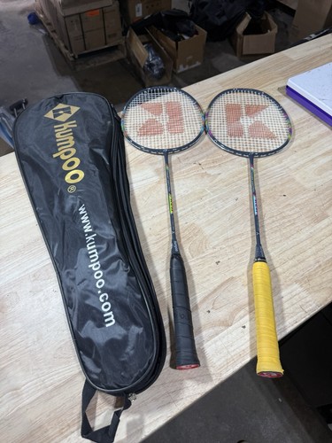 Kumpoo badminton racket set - badminton,