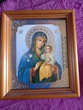 Russian Orthodox Icon picture of Virgin Mary & Christ | Tradition