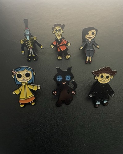 Coraline doll pin enamel - x,