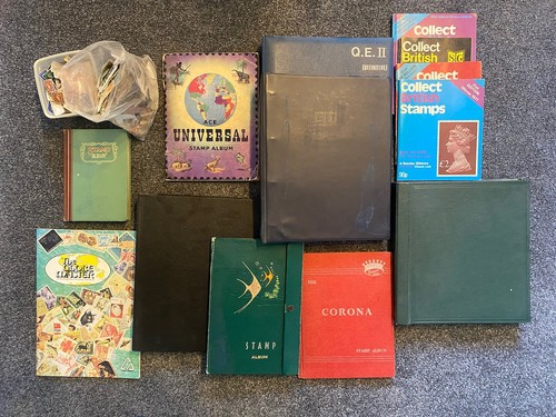 Stamp collection world - -uk, &