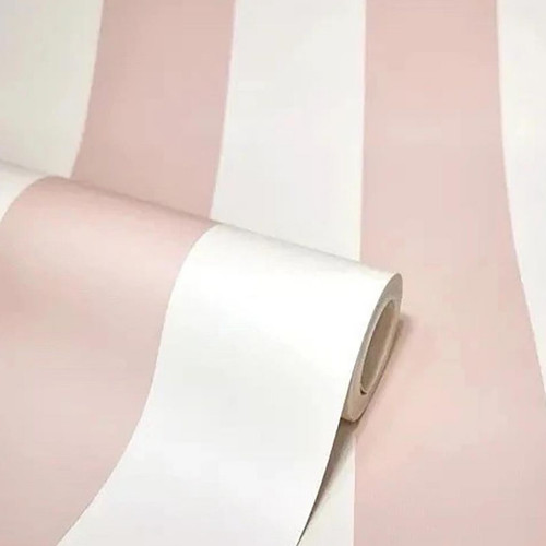 Pink white stripe - pink,