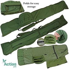 3+3 12ft Fishing Rod and Reel Bag Made Up Padded Carp Coarse Tackle Carry Case