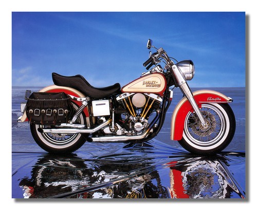 Harley davidson art print - art,
