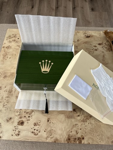 Rolex green beige - green/beige, watch