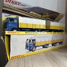 Dinky Toys 917 Mercedes-Benz Truck and Trailer Original Boxed