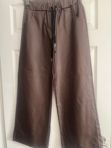 Italian made faux leather wide - italian,
