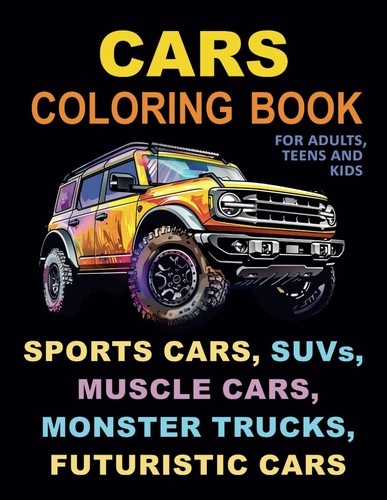 Cars coloring book for - book,