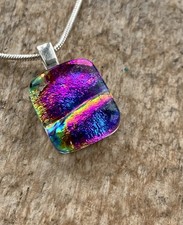 Dichroic Glass Mini Pendant