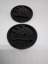 Skoda Badge 2 x 80mm Gloss