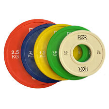 Olympic Precision Fractional Rubber Weightlifting Plates 2" Weights 0.5-2.5kg