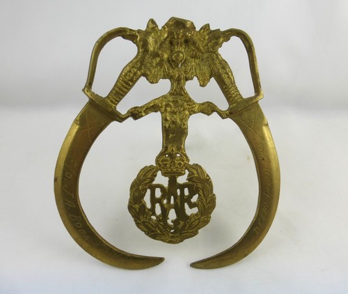 Ww2 brass trench art raf - ww2,