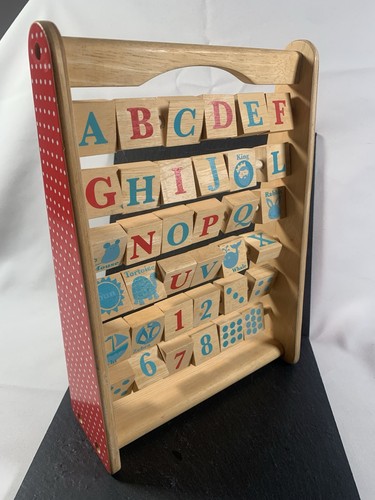 Wooden alphabet learning - wooden,