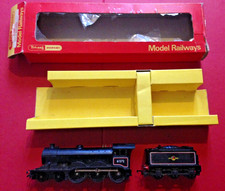 Boxed Tri-ang Hornby R150S Black 4MT 2-6-0 Steam Locomotive 61572 & Tender