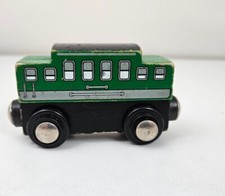 Wooden Train CABOOSE in Green