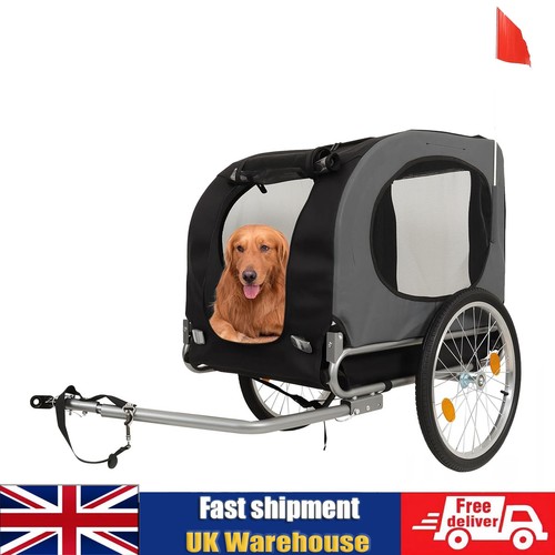Collapsible dog bike trailer - collapsible,