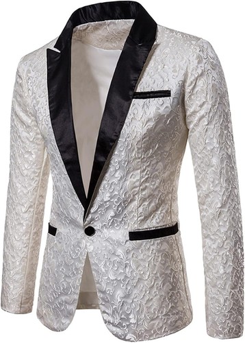 Mens sequin blazer - blazer, button