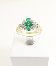 18ct Gold Emerald & Diamond