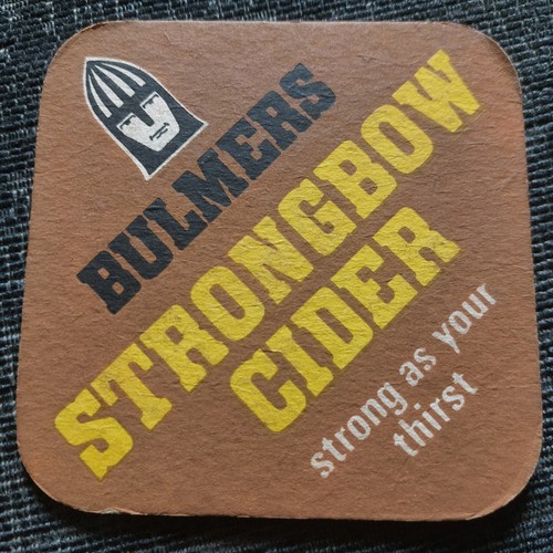 Bulmers cider beer mat - cider,