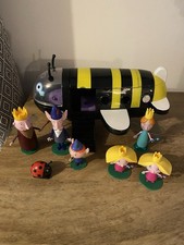 Ben & Holly Bee Jet Aeroplane Little Kingom With Figures Toys